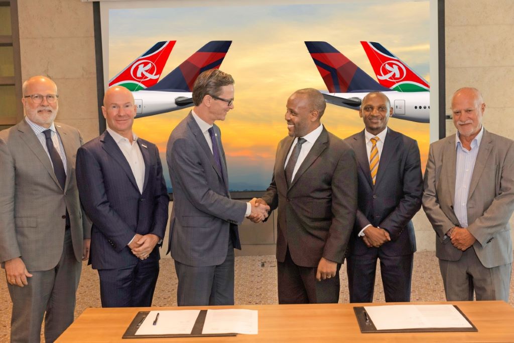 Kenya Airways & Delta Air Lines signing ceremony