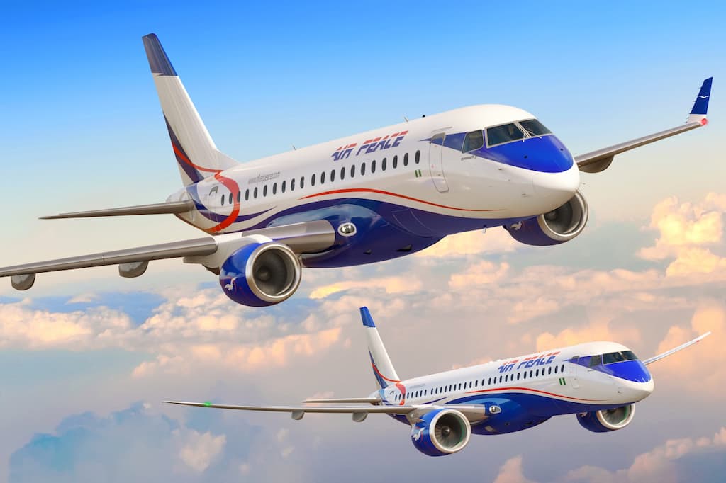 Air Peace Orders 5 New E175s From Embraer for Fleet Expansion