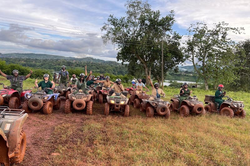 Quad biking in Jinja