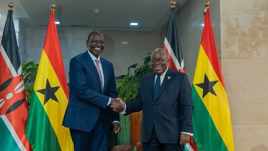 Ghana and Kenya